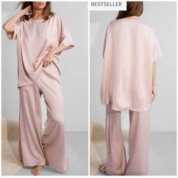lunya Other - Lunya Washable Silk Tee Pant pajama Set